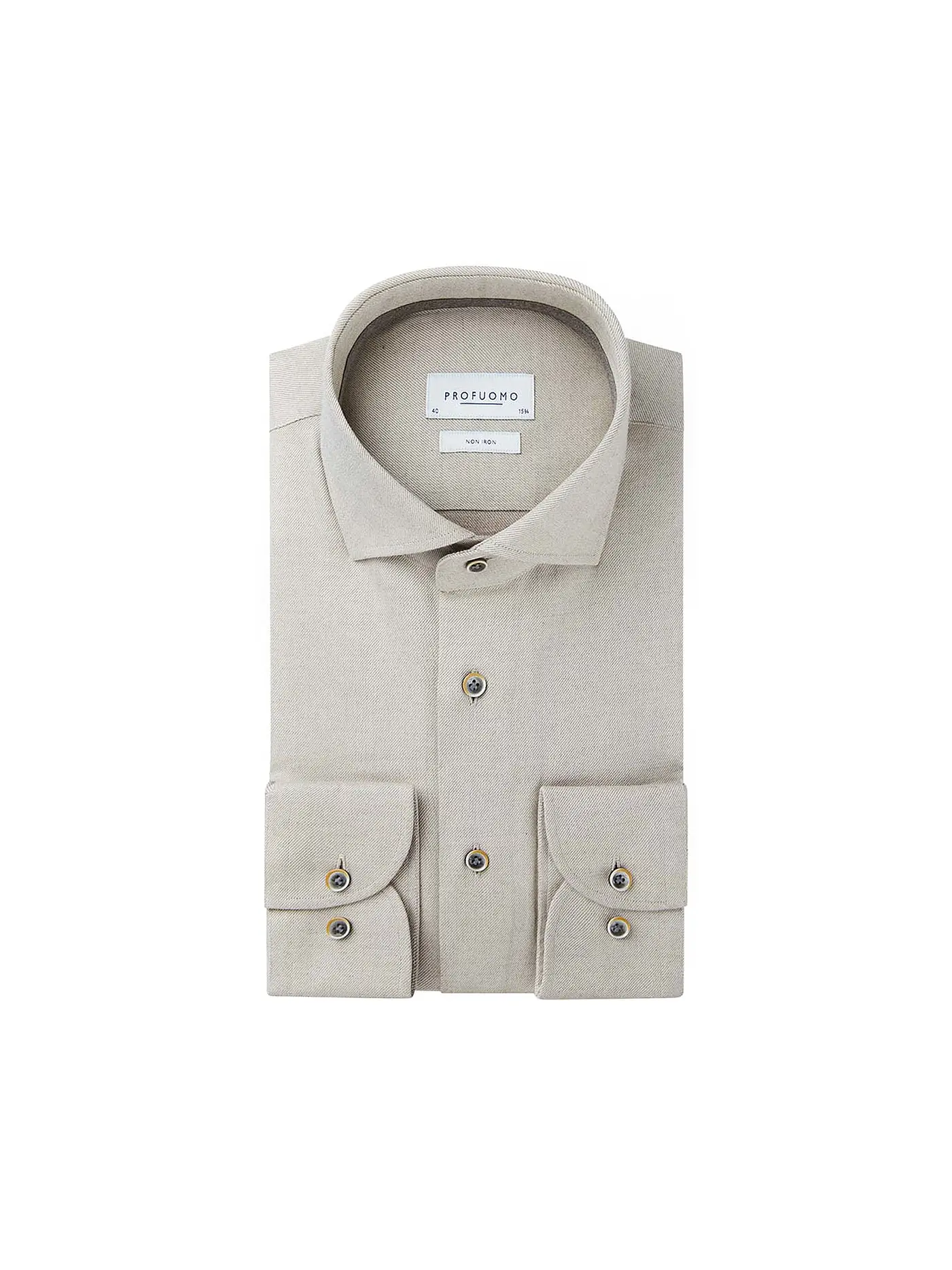PROFUOMO | Flanellhemd Slim Fit | beige